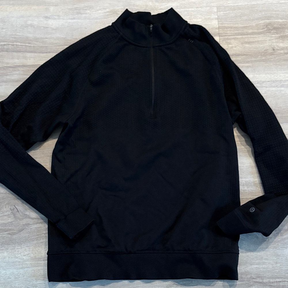 Men's Lululemon Black Quarter-Zip Sweater